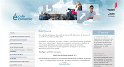 Desktop Screenshot of ecole-economie.ch